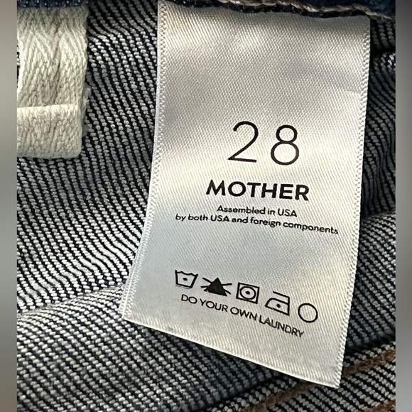 Mother lil patch pocket rambler zip jeans size 28 - Picture 14 of 15